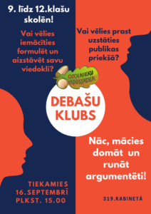 Debašu klubs 2021