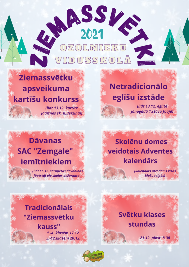 Gaidot Ziemassvētkus afiša