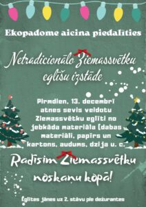 Netradicionālo ziemassvētku eglīšu izstāde